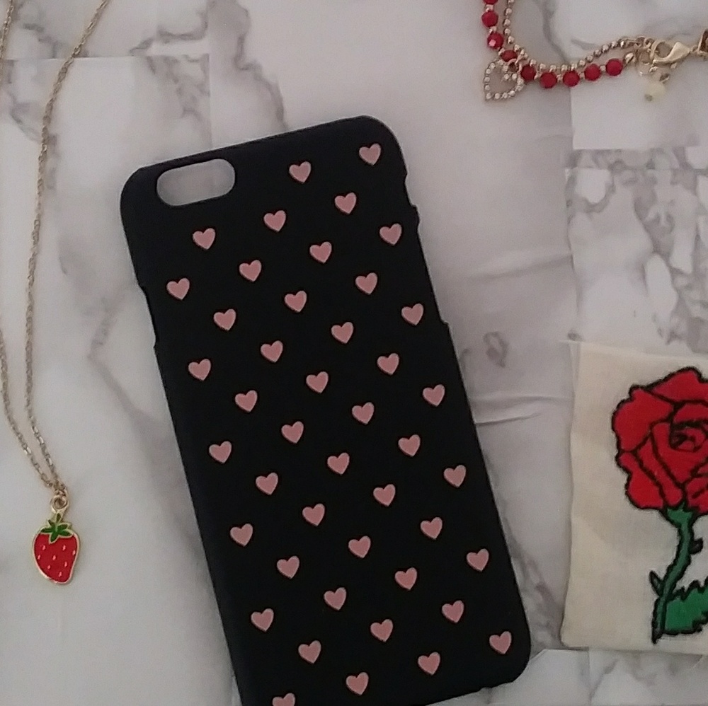 NWOT💗Black pink case💗